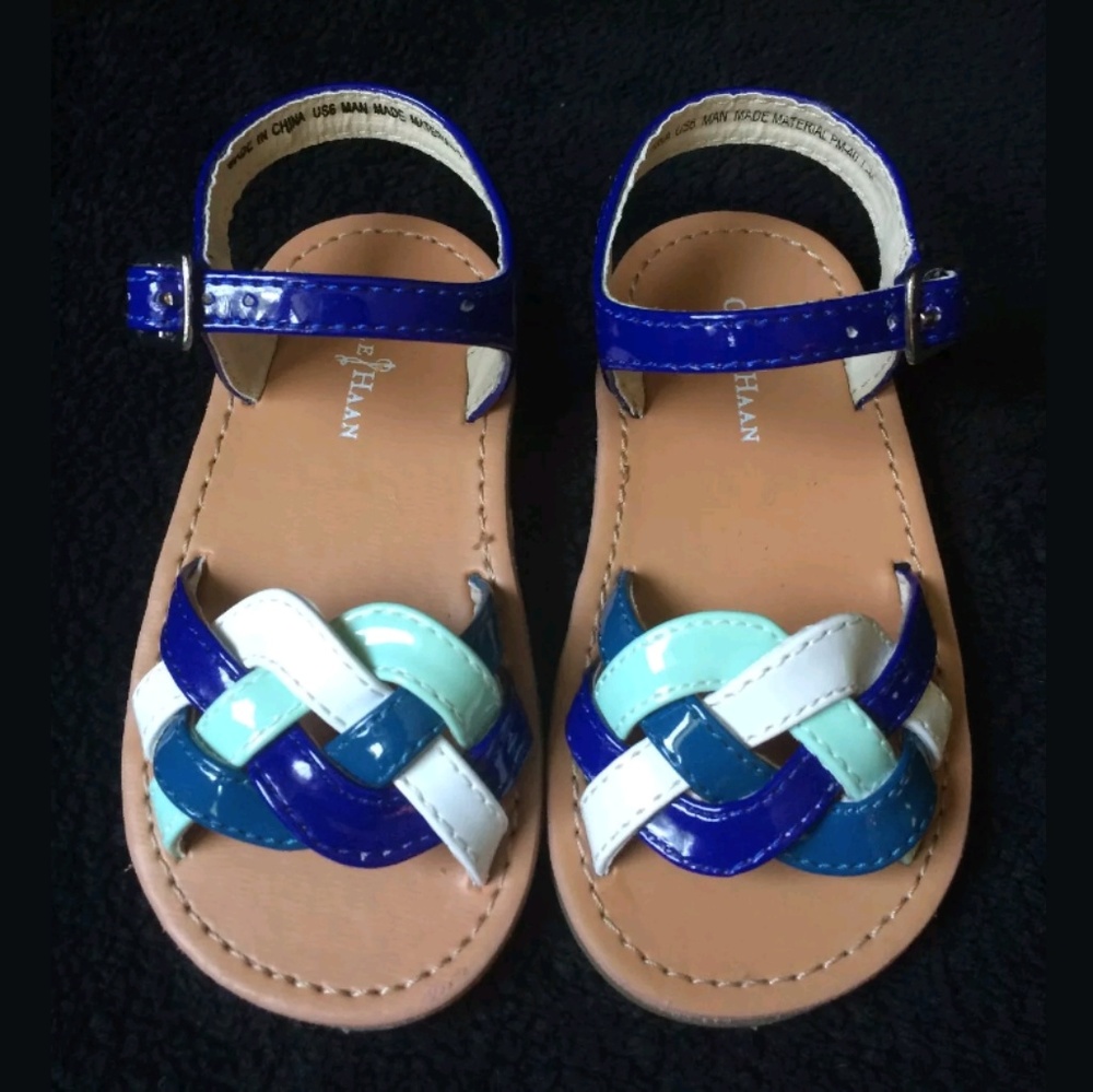 Cole Haan toddler girls sandals size 6 EUC